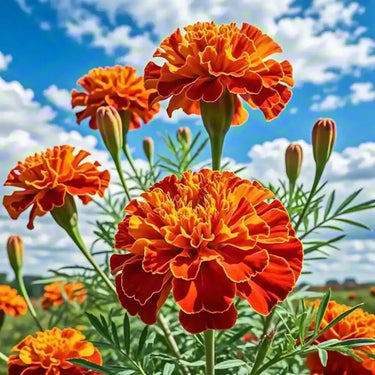 Marigold Seeds – Orange Flame