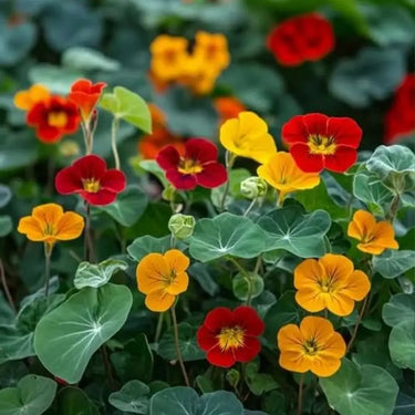 Tropaeolum Majus Nanum Single Mix